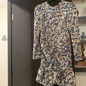 Blue floral dress medium